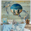 LARGE SCALLOP SEASHELL Aqua Teal LET YOUR HEART DRIFT WHERE THE WAVES TAKE YOU- BEACH COASTAL DECOR Wall Art Handmade Hand Painted DECOUPAGED Repurposed Upcycled Gift - JAMsCraftCloset