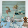 Galvanized Metal BEACH Positive Saying Sign Decoupaged Farmhouse Country Wall Art Home Decor Handmade Gift Idea - JAMsCraftCloset