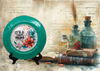 PLATE CHARGER TEAL AQUA PLASTIC ROUND DECOUPAGED Upcycled Repurposed Wall Art or Shelf Sitter IT IS A FOREVER THING Home Decor Wall Art Gift WEDDING - JAMsCraftCloset