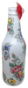 Glass Vase Decoupaged Red Blue Yellow Floral Wedding Decor Shelf Sitter Floral Vase Flower Vase Gift Idea Shower Decor Table Decor Centerpiece Home Decor Cottage Chic Farmhouse Decor Victorian Decor - JAMsCraftCloset
