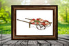 DIGITAL GRAPHIC DESIGN-Country-Floral-Vintage Wheelbarrow 3 Red White Floral-Sublimation-Download-Digital Print-Clipart-PNG-SVG-JPEG-Crafters Delight-Digital Art - JAMsCraftCloset