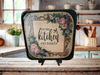 SQUARE METAL TRAY Kitchen Wall Art Shelf Sitter IN THIS KITCHEN WE DANCE Handmade Decoupage Upcycled Gift Idea - JAMsCraftCloset