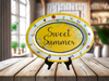 Hard Plastic OVAL TRAY Farmhouse Country Home Decor SWEET SUMMER Wall Art Cottage Chic Kitchen Decor Handmade Gift Idea &nbsp;- JAMsCraftCloset