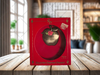 Teacher Vintage Metal Gloria Duchin Apple HAPPY CHRISTMAS Engraved With Floral Embellishment Gift Idea Unique &nbsp;- JAMsCraftCloset