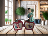 Figurine WORLDS BEST TEACHER - OPEN APPLE - STUDENTS Shelf Sitter Teacher Gift Desk Decor - JAMsCraftCloset