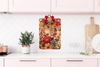 Clipboard Vintage Upcycled Handcrafted Shabby Chic Red Yellow Blue Floral Print Design Gift Idea Unique {{ JAMsCraftCloset }}