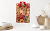 Clipboard Vintage Upcycled Handcrafted Shabby Chic Red Yellow Blue Floral Print Design Gift Idea Unique {{ JAMsCraftCloset }}