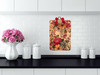 Clipboard Vintage Upcycled Handcrafted Shabby Chic Red Yellow Blue Floral Print Design Gift Idea Unique {{ JAMsCraftCloset }}