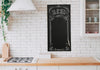 Chalkboard MENU Reversible Kitchen Decor Wall Art Gift Idea - JAMsCraftCloset