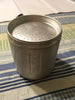 Vintage Aluminum GREASE Can Collectible - SteelMasters, Inc. Italy Spun Brushed Canister Kitchen Storage - JAMsCraftCloset