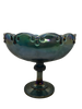 Vintage Iridescent Carnival Glass Blue Green Purple Number 2892 Garland Bowl in Original Box - Collectible - Home Decor - Gift for the Vintage Collector - Kitchen and Dining Decor - JAMsCraftCloset