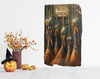 Antique West Virginia Roof Slate Decoupaged 4 Witches Parking Brooms Handmade Wall Art Unique Halloween Holiday Decoration Home Decor Gift {{ JAMsCraftCloset }}
