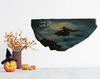 Antique West Virginia Roof Slate Decoupaged 6 Come Fly With Me Witch House Handmade Wall Art Unique Halloween Holiday Decoration Home Decor Gift {{ JAMsCraftCloset }}