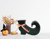 Chunky Wooden WITCHES SHOE ITEM 5 Hand Painted Handmade Sparkly Halloween Fall Decoration Shelf Sitter Table Topper Tier Tray Decoration Home Decor Holiday - JAMsCraftCloset