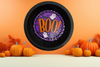 Mini Pie Pan Wall Art Handmade Hand Painted Decoupaged Wall Art Black BOO HALLOWEEN Decor Gift Idea &nbsp;- JAMsCraftCloset