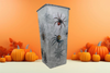 Glass VASE Decoupaged HALLOWEEN SPIDERS Shelf Sitter Country Farmhouse Shabby Chic Victorian BoHo Decor Holiday Decor Gift Idea - JAMsCraftCloset