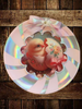 Plastic Round Pink and Silver TRAY Farmhouse Country Easter Decor CHICK IN EGG SHELL Wall Art HAPPY EASTER Cottage Chic Victorian Decor Handmade Gift Idea &nbsp;- JAMsCraftCloset