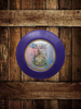 PLATE CHARGER PURPLE PLASTIC ROUND Decoupaged Hand Painted Upcycled Repurposed Wall Art NOTHING SMELLS BETTER THAN THE PERSON YOU LOVE Home Decor Wall Art Gift - JAMsCraftCloset
