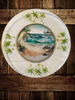 Dollar Tree CLEAR ROUND Plastic PLATE Beach Scene 1 Wall Art Design Handmade Home Decor Gift Idea Crafters Delight {{ JAMsCraftCloset }}