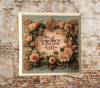 Wood Wall Art Plaque TOGETHER THEY BUILT A LIFE THEY LOVED Square Decoupaged Home Decor Gift Idea Positive Saying Wedding Gift - JAMsCraftCloset