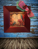 Dollar Tree Red Square Plastic Charger Plate Wall Art I WILL ALWAYS LOVE YOU Valentine's Day Holiday Decor Handmade Gift Idea Crafters Delight {{ JAMsCraftCloset }}