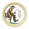 ROUND Digital Graphic Design HERE FISHY FISHY FISHY Old Fisherman First Home Sublimation Decoupage PNG SVG Country Farmhouse Home Kitchen Decor Wall Art Shelf Sitter Gift Crafters Delight - JAMsCraftCloset