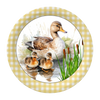ROUND Digital Graphic Design MAMA DUCK AND BABBIES Decor Lake Scene With Animals First Home Sublimation Decoupage PNG SVG Country Farmhouse Home Decor Wall Art Shelf Sitter Gift Crafters Delight - JAMsCraftCloset