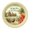 ROUND Digital Graphic Design A LITTLE BIT OF HEAVEN Farm Chickens Wedding Gift First Home Sublimation Decoupage PNG SVG Country Farmhouse Home Kitchen Decor Wall Art Shelf Sitter Gift Crafters Delight - JAMsCraftCloset