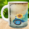 MUG Coffee Full Wrap Sublimation Digital Graphic Design Download SUNFLOWER 2 SVG-PNG Crafters Delight - Digital Graphic Design - JAMsCraftCloset