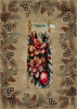 Sleigh Christmas FLORAL AND BULBS - CHRISTMAS SPIRIT Hand Painted Decoupaged Wooden Wall Art Home Holiday Decor - JAMsCraftCloset