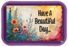RECTANGLE SHAPED Digital Graphic Design VIBRANT FLORAL - HAVE A BEAUTIFUL DAY - PNG SVG Store or Shop Sign Farmhouse Country Home Cabin Wall Art Decor Gift Crafters Delight HAPPY CRAFTING - JAMsCraftCloset