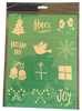 Chalk Couture STENCIL - NEW - MINI HOLIDAY ICONS - Winter Christmas Stencil - Reusable Adhesive Silkscreen Stencil - Happy Crafting - JAMsCraftCloset&nbsp;