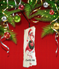 Antique West Virginia Roof Decoupaged Christmas Ornament - Flamingo Deck The Halls WREATH - Handmade Holiday Tree Decor Unique Beach Lake House Gift - JAMsCraftCloset