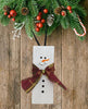 Ornaments Snowman Wooden Handmade Hand Painted Christmas Holiday Decor Gift Idea JAMsCraftCloset