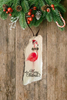 Antique West Virginia Roof Decoupaged Christmas Ornament - Flamingo Merry Christmas - Handmade Holiday Tree Decor Unique Beach Lake House Gift - JAMsCraftCloset