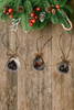 SCALLOP SEASHELL CHRISTMAS ORNAMENT- FARM ANIMALS Christmas Ornaments SET 7 - HOLIDAY DECOR - Handmade Hand Painted DECOUPAGED Repurposed Upcycled Gift SET OF 3 Ornaments - JAMsCraftCloset