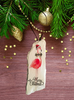 Antique West Virginia Roof Decoupaged Christmas Ornament - Flamingo Merry Christmas - Handmade Holiday Tree Decor Unique Beach Lake House Gift - JAMsCraftCloset