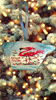 Antique West Virginia Roof Decoupaged Christmas Ornament - Flamingo Deck The Halls - Handmade Holiday Tree Decor Unique Beach Lake House Gift - JAMsCraftCloset