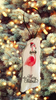 Antique West Virginia Roof Decoupaged Christmas Ornament - Flamingo Merry Christmas - Handmade Holiday Tree Decor Unique Beach Lake House Gift - JAMsCraftCloset