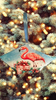 Antique West Virginia Roof Decoupaged Christmas Ornament - Flamingo With Package - Handmade Holiday Tree Decor Unique Beach Lake House Gift - JAMsCraftCloset