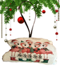 Antique West Virginia Roof Decoupaged Christmas Ornament - 5 Flamingos Fa La La La La - Handmade Holiday Tree Decor Unique Beach Lake House Gift - JAMsCraftCloset