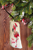 Antique West Virginia Roof Decoupaged Christmas Ornament - Flamingo With Lights Merry Christmas - Handmade Holiday Tree Decor Unique Beach Lake House Gift - JAMsCraftCloset