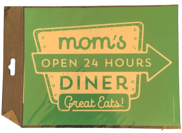 Chalk Couture STENCIL - NEW - MOM's Diner - Kitchen Stencil - Reusable Adhesive Silkscreen Stencil - Happy Crafting - JAMsCraftCloset