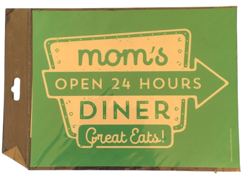 Chalk Couture STENCIL - NEW - MOM's Diner - Kitchen Stencil - Reusable Adhesive Silkscreen Stencil - Happy Crafting - JAMsCraftCloset