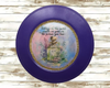 PLATE CHARGER PURPLE PLASTIC ROUND Decoupaged Hand Painted Upcycled Repurposed Wall Art NOTHING SMELLS BETTER THAN THE PERSON YOU LOVE Home Decor Wall Art Gift - JAMsCraftCloset