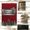 Dollar Tree Plastic SILVER TRAY Christmas Holiday Wall Art OH HOLY NIGHT Handmade Gift Idea Crafters Delight - JAMsCraftCloset