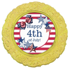ROUND Digital Graphic Design PATRIOTIC HAPPY 4TH - DESIGN PNG-JPEG-PDF-SVG-Decoupage-Sublimation Design Graphic Country Farmhouse Home Decor HOLIDAY Decor Gift Crafters Delight - JAMsCraftCloset
