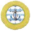 ROUND Digital Graphic Design NAUTICAL ANCHOR ROPE Sublimation PNG SVG BOAT DECOR Home Decor Wall Art Decor Gift Crafters Delight - JAMsCraftCloset