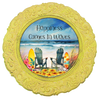 ROUND Digital Graphic Design - HAPPINESS COMES IN WAVES - Wedding Gift HOME DECOR Sublimation Decoupage PNG SVG PDF JPEG BEACH THEME Country Farmhouse Wall Art Shelf Sitter Gift Crafters Delight - JAMsCraftCloset