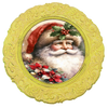 ROUND Digital Graphic Design &nbsp;SANTA FACE HOLLY POINSETTIAS - CHRISTMAS DESIGN PNG-JPEG-PDF-SVG-Decoupage-Sublimation Design Graphic Country Farmhouse Home Decor HOLIDAY Decor Gift Crafters Delight - JAMsCraftCloset